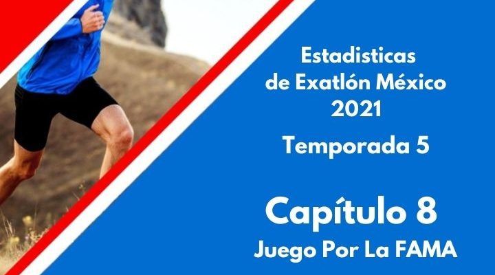 Estadísticas de Exatlón México 2021, Temporada 5, Capítulo 8, FAMA del Exatlón, miercoles 25 de agosto 2021